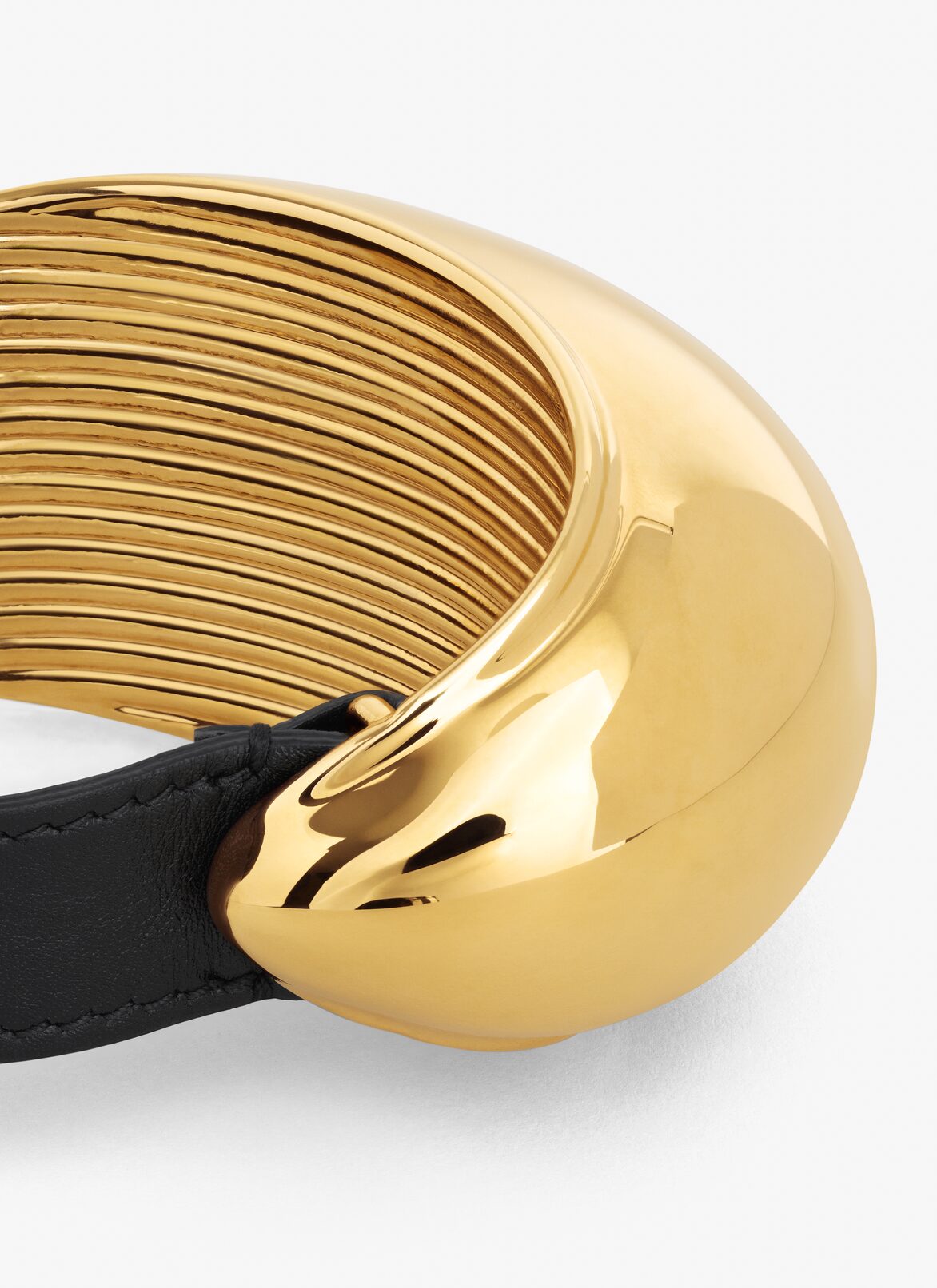 BUMPER CUFF ALAÏA GOLD BUMPER CUFF